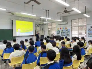 國中校園防癌教育宣導-教室